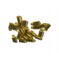 Застежки/заглушки концевики комплектующие Золото 10пар/5мм