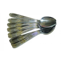 Ложка чайная золотая Premium Лоза Ложка чайная золотая Premium Лоза