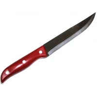 Нож кухонный с пластиковой ручкой на заклепках цветной №7/15см