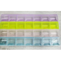 Органайзер 28 ячеек островного типа увеличенные 21х16см