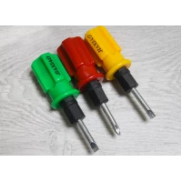 Отвертка 2 в 1 крестовая и шлицевая 10см 