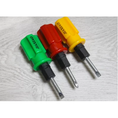 Отвертка 2 в 1 крестовая и шлицевая 10см