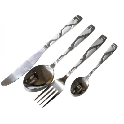 Столовый Набор Арка серебро 4шт Столовый Набор Арка серебро 4шт