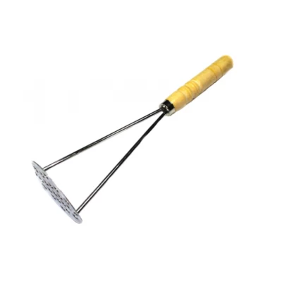 Толкушка с деревянной ручкой 27см