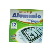 Фольга для плит алюминиевая 27х27см/12шт