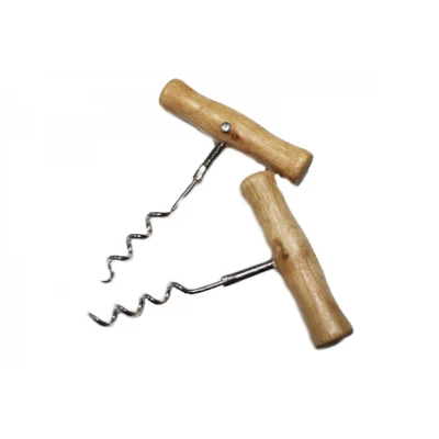 Штопор с деревянной ручкой 9.7см