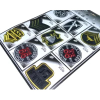 Аппликация для одежды нашивка №97/9шт/6х7см