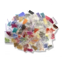 Бисерный набор с мелким бисером 10/0 100шт/50цветов/по 3 грамма