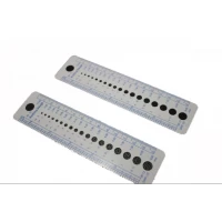 Измеритель размера спиц пластмассовый линейка 14см