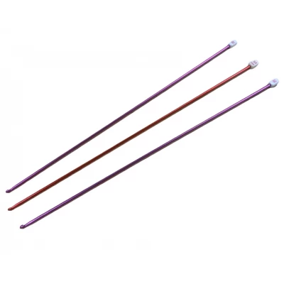 Крючок длинный цветной №3.5/35см