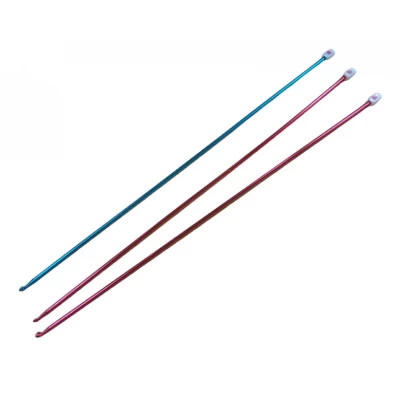 Крючок длинный цветной №3/35см