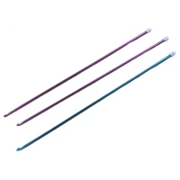 Крючок длинный цветной №4/35см