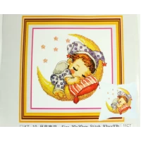 Вышивание нитками крестом разные размеры набор, в ассортименте