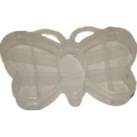 Ячейка/органайзер для рукоделия Бабочка 13 отделений/19х10см 