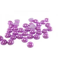 Полубусины пришивные 100гр/8мм, расцветки в ассортименте