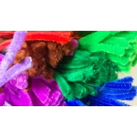 Синельная проволока с ворсом 30см/7мм/0.8мм/100штук