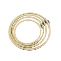 Пяльца деревянные набор 4шт 14/17/20.5/24см 