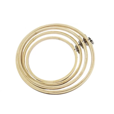 Пяльца деревянные набор 4шт 14/17/20.5/24см