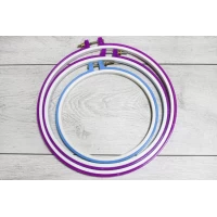 Пяльца цветные набор 20/24/28см