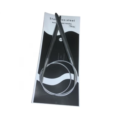 Спицы металлические круговые на тросе №9/70см