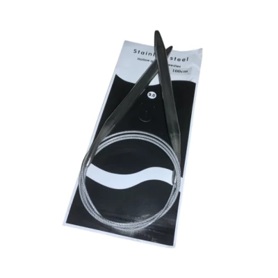 Спицы металлические круговые на тросе №9/100см