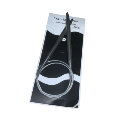 Спицы металлические круговые на тросе №8/70см