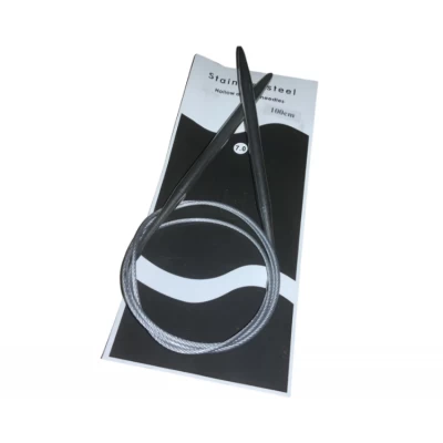 Спицы металлические круговые на тросе №7/100см