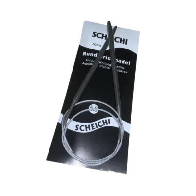 Спицы металлические круговые на тросе №5.5/70см 