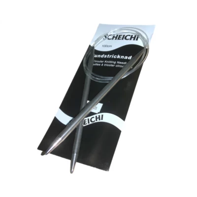 Спицы металлические круговые на леске 100см, размеры в описании