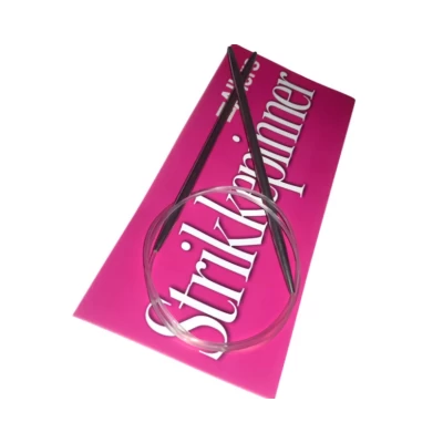 Спицы металлические круговые на леске №4.5/70см