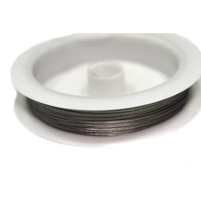 Тросик для бижутерии серебро 30м/0.38мм