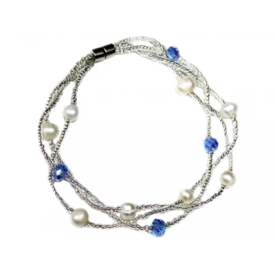 Браслет с жемчугом перламутровым Ø7мм Браслет с жемчугом перламутровым Ø7мм