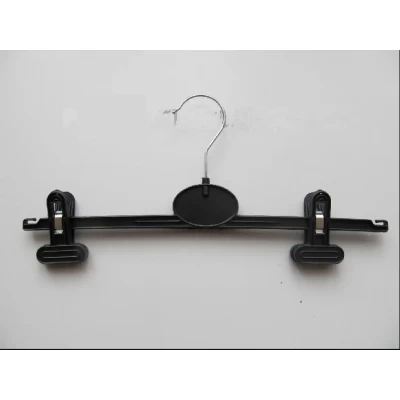 Набор пластиковых вешалок для юбок и брюк с прищепками 10 шт Набор пластиковых вешалок для юбок и брюк с прищепками 10 шт