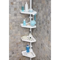 Полка для ванной угловая PrimaNova пластиковая 02-01	