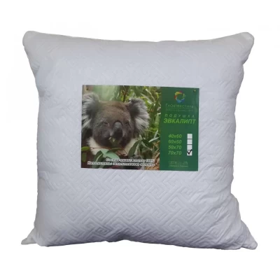 Подушка (эвкалиптовое волокно, размер: 50х50 см) ГЛАВТЕКСТИЛЬ, Украина