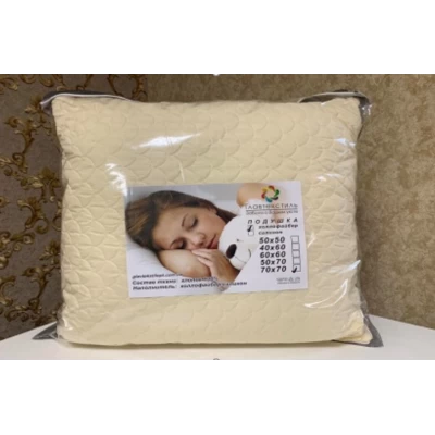 Подушка Холлофайбер стеганная Главтекстиль 40x60