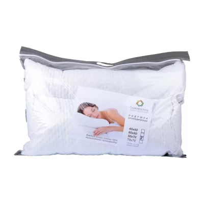 Подушка ортопедическая из холлофайбера 40x60 Главтекстиль