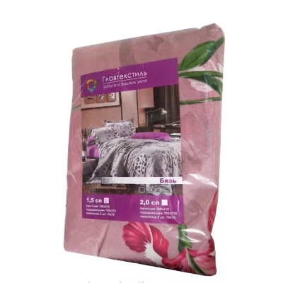 Постельный комплект Семейка бязь Главтекстиль, расцветки в ассортименте