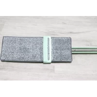 Швабра полотер Лентяй с отжимом микрофибра с доп насадкой