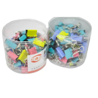 Зажимы/Биндеры канцелярские цветные 1.5см/60шт