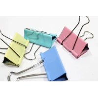 Зажимы/Биндеры канцелярские цветные 4х2см/24шт 