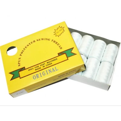 Нитки 777 белые упаковка 10шт