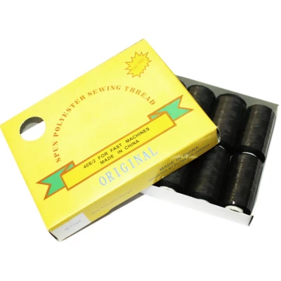 Нитки 777 черные упаковка 10шт
