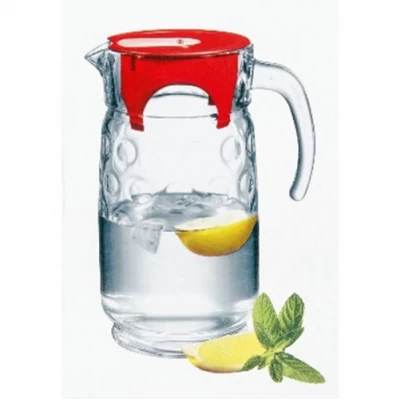 Кувшин с красной пласт. крышкой 1650 мл (SPACE) Pasabahce Турция