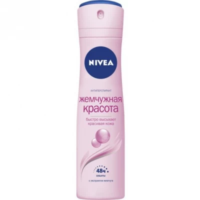 Антиперспирант-спрей Nivea Жемчужная красота женский, 150 мл