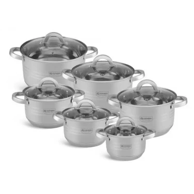 Набор кухонной посуды Edenberg EB-4014, 6 Предметов 2.1, 3.0, 3.0, 4.0, 5.1, 6.6 Лтр