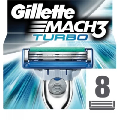 Сменные кассеты Gillette Mach 3 Turbo (8шт)