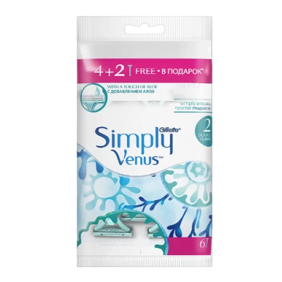Станки одноразовые Gillette Simplu Venus (6шт)