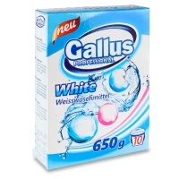Стиральный порошок Gallus 650гр для Белого 10 стирок 