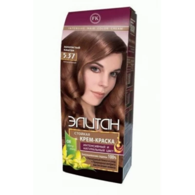 Крем-краска ETILAN интенсив №5.37 Золотистый каштан Jee Cosmetics